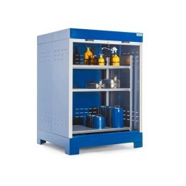 Dulap SteelSafe D4 depozitare recipiente mici usa tip rulou