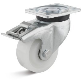 Roata poliamida, seria IHE-PAH, carcasa pivotanta cu frana, WLL=700 kg, D=125 mm