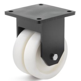 Roata dubla poliamida, seria HD-PAH, carcasa fixa, WLL=2800 kg, D=250 mm