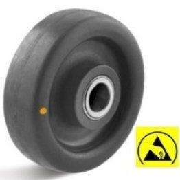 Roata ESD poliamida, rulment, WLL=400 kg, D=125 mm