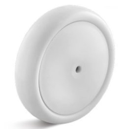 Roata polipropilena, protectie rulment, WLL=180 kg, D=100 mm