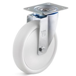 Roata polipropilena, protectie rulment, carcasa pivotanta, WLL=180 kg, D=100 mm