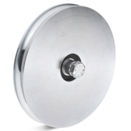 Roata rulare otel canelura semirotunda, rulment cu bila, WLL=270 kg, D=137 mm