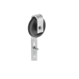 Roata de usa din fonta cu etrier, WLL=100 kg, D=60 mm