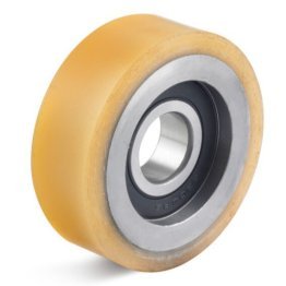 Rola ghidaj Vulcolan cu corp otel masiv, WLL=110 kg, D=60 mm