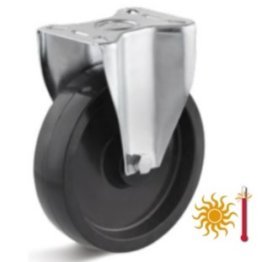 Roata duroplast termorezistent, carcasa fixa, WLL=110 kg, D=100 mm