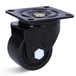 Roata poliamida, janta poliamida, carcasa pivotanta, WLL=500 kg, D=65 mm