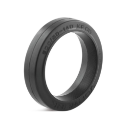 Bandaj roata din cauciuc elastic EGZD-BKM, WLL=725 kg, D=300 mm
