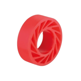Rola presare, poliuretan rosu, D=125 mm