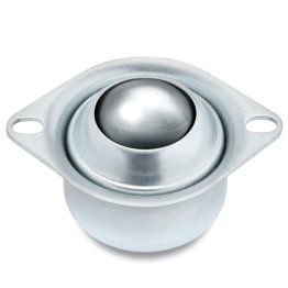 Rola de transfer cu flansa superioara, carcasa INOX, bila INOX, WLL=100 kg