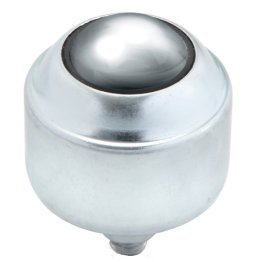 Rola de transfer universala cu tija filetata, carcasa tabla otel zincat, bila otel, WLL=100 kg