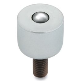 Rola de transfer MINI carcasa cilindrica din INOX, bila INOX, WLL=20 kg