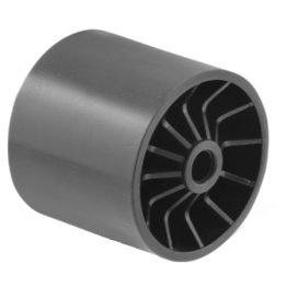 Rola din material plastic negru pentru sina de rulare, D=54 mm, WLL=60 kg