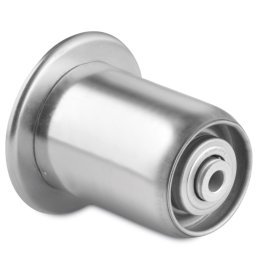 Rola cu guler din otel zincat pentru sina de rulare, D=50 mm, WLL=160 kg