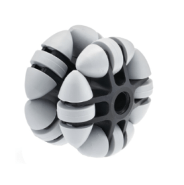 Rotita dubla multidirectionala tip ASR pentru sina de rulare, D=80 mm, WLL=40 kg