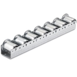 Cale de rulare paleti SR100-2 role otel cu guler rulment cu bile, T=182 mm