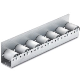 Cale de rulare paleti NR110-3 rola otel cu furtun protectie PVC, T=182 mm