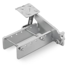 Blocator manual pentru cale de rulare paleti role Ø60x68mm, blocare stanga