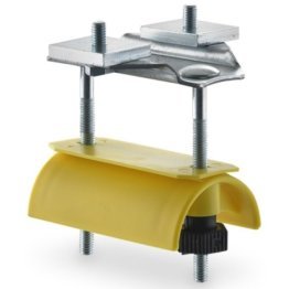 Clema capat sina C cablu plat suport din plastomer, h=32 mm