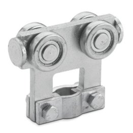 Carucior transport cu prindere flexibila sina C otel zincat H50