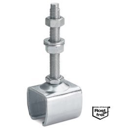 Racord sina C prindere cu tija filetata din INOX H40