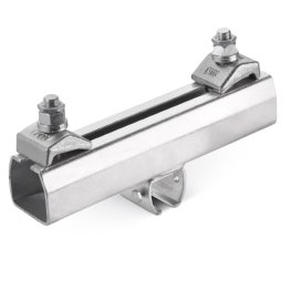 Suport canal profil T cu cleme reglabile sina C otel zincat H50 transversal