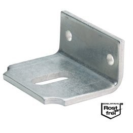 Coltar de prindere perete sina C din INOX H40