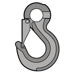 Carlig LS sistem de ridicare cu chingi WLL=2.500 kg