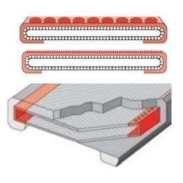 Protectie antitaiere cu armare si drenare chingi circulare SF-1-A+S, latime protectie=80 mm