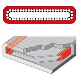 Protectie antitaiere chingi textile cu urechi SF-2 60/1000 mm