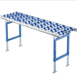 Conveior gravitational Light Duty cu rotite din material plastic, lungime 1000 mm