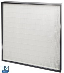 Filtru viledon HEPA rama aluminiu PU H=78mm clasa H13 debit 750 m³/h