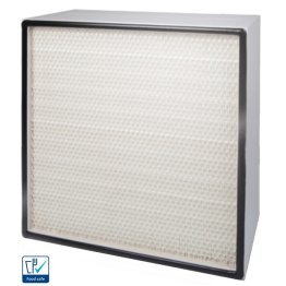 Filtru viledon HEPA rama PLASTIC H=292mm clasa H13 debit 1300 m³/h