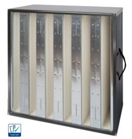 Filtru viledon HEPA debit volum mare clasa H14 debit 2000 m³/h