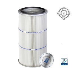 Cartus filtrant pentru praf viledon LP Pro montare Twist&Fix cu carlige debit 150 m³/h