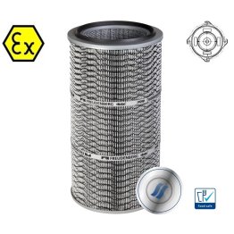 Cartus filtrant pentru praf ATEX viledon LP Pro AX montare Twist&Fix cu carlige debit 180 m³/h