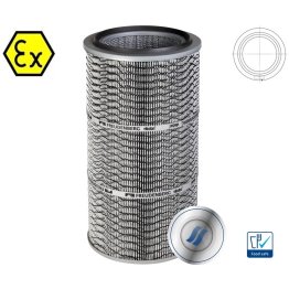 Cartus filtrant pentru praf ATEX viledon LP Pro AX montare DIN deschis debit 610 m³/h