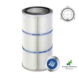 Cartus filtrant pentru praf viledon LP Complete montare cu carlige debit 1800 m³/h