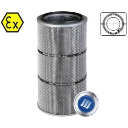 Cartus filtrant pentru praf ATEX viledon LP Complete AX montare cu flansa debit 720 m³/h