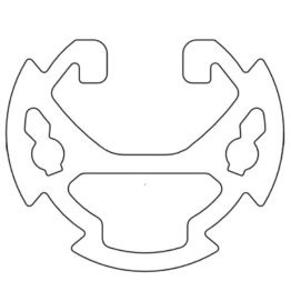 Profil aluminiu rotund compatibil ITEM Sistem 30 Canal 8, Ø30mm
