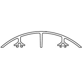 Profil aluminiu compatibil ITEM Sistem 40 Canal 8, Capac aluminiu