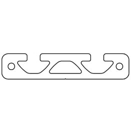 Profil aluminiu compatibil ITEM 16x80 Sistem 40 canal 8