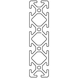 Profil aluminiu compatibil ITEM 30x120 Sistem 30 Canal 6
