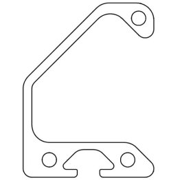 Profil aluminiu compatibil ITEM Sistem 20 canal 5, Profil maner