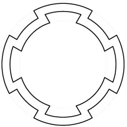 Profil aluminiu standard industrial Seria 2, Sistem 28 LIGHT Profil rotund Ø28mm