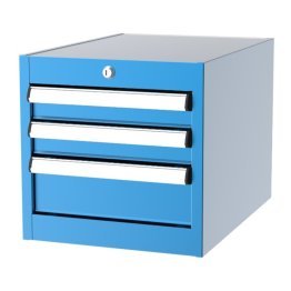 Dulap metalic Seria 1000 cu 3 sertare, 410x570x400mm