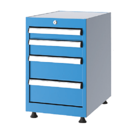 Dulap metalic Seria 1000 cu 4 sertare, 410x570x630mm