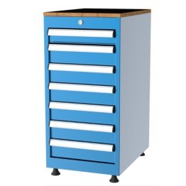 Dulap metalic Seria 1000 cu 7 sertare, 410x570x830mm