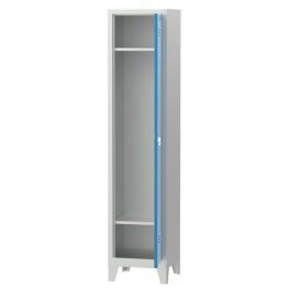Vestiar metalic cu 1 usa si 2 rafturi 420x400x1850mm