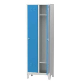 Vestiar metalic cu 2 usi si 4 rafturi 600x400x1850mm